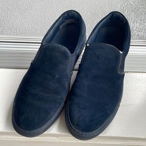 Moncler Navy Suede Loafer